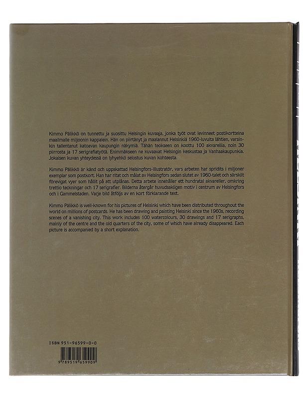 Kimmo Pälikkö : Helsinki = Helsingfors - Taide- ja kulttuurikirjat - 10105481319 - 1