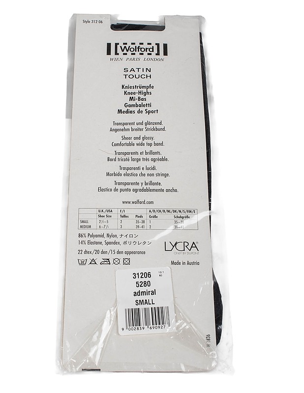 WOLFORD Satin Touch 20 - polvisukat, S - Alusvaatteet - 10105481361 - 1