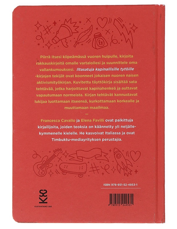 Minä, kapinallinen tyttö vallankumoustyökirja - Cavallo, Francesca - Tietokirjat ja oppaat - 10105481417 - 1