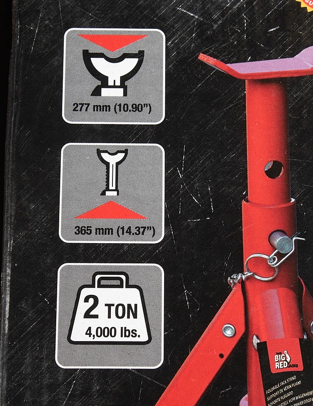 TORIN Big Red autopukkipari - Rakennustarvikkeet - 10105481439 - 1