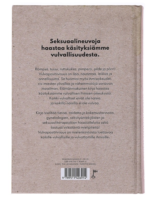 Vulvapositiivisuus - Välikangas, Kajo - Tietokirjat ja oppaat - 10105481533 - 1