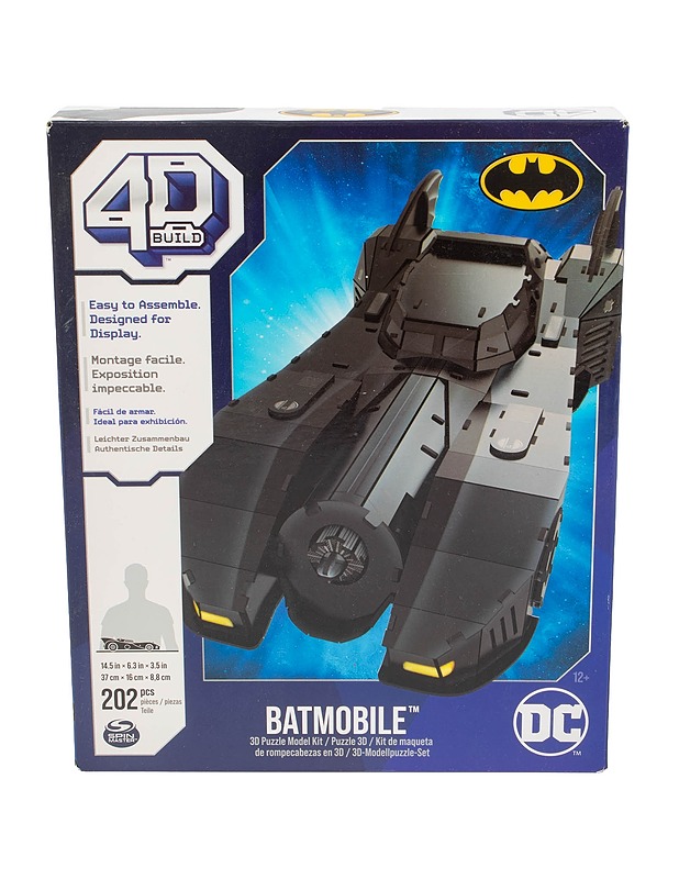 SPIN MASTER 4D Build Batmobile 3d-palapeli - Lasten palapelit - 10105481570 - 0