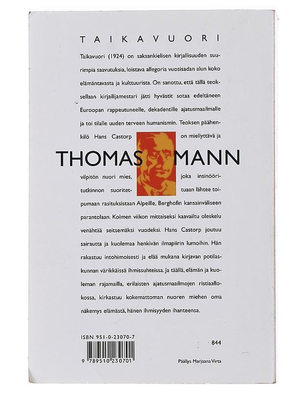Taikavuori - Mann, Thomas - Romaanit ja novellit - 10105481589 - 1