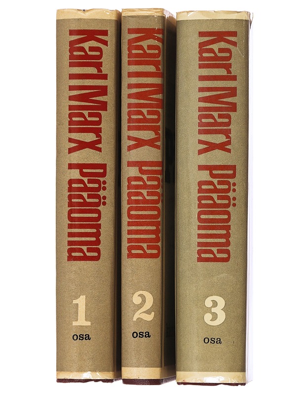 Pääoma 1-3 - Karl Marx - Tietokirjat ja oppaat - 10105481600 - 1