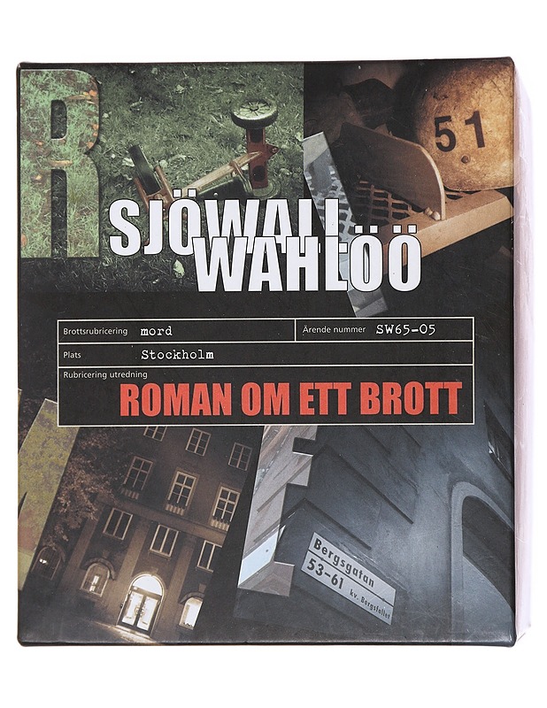 Roman om ett brott 1-10 - Sjöwall, Wahlöö - Jännitys ja dekkarit - 10105481605 - 3
