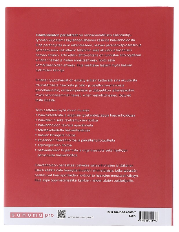 Haavanhoidon periaatteet - Juutilainen, Vesa - Tietokirjat ja oppaat - 10105481739 - 1