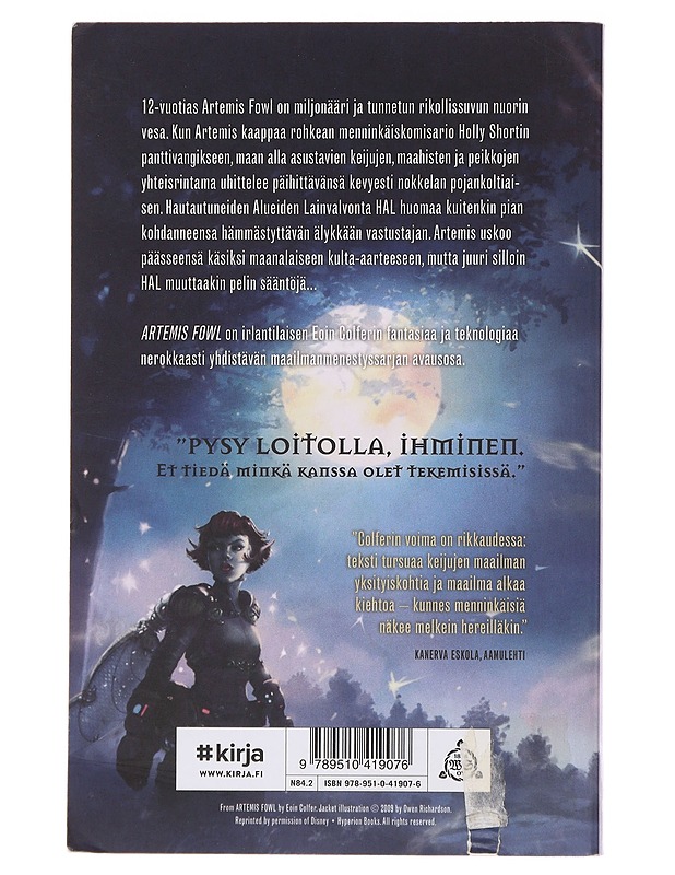 Artemis Fowl - Colfer, Eoin - Fantasia- ja scifi - 10105481776 - 1