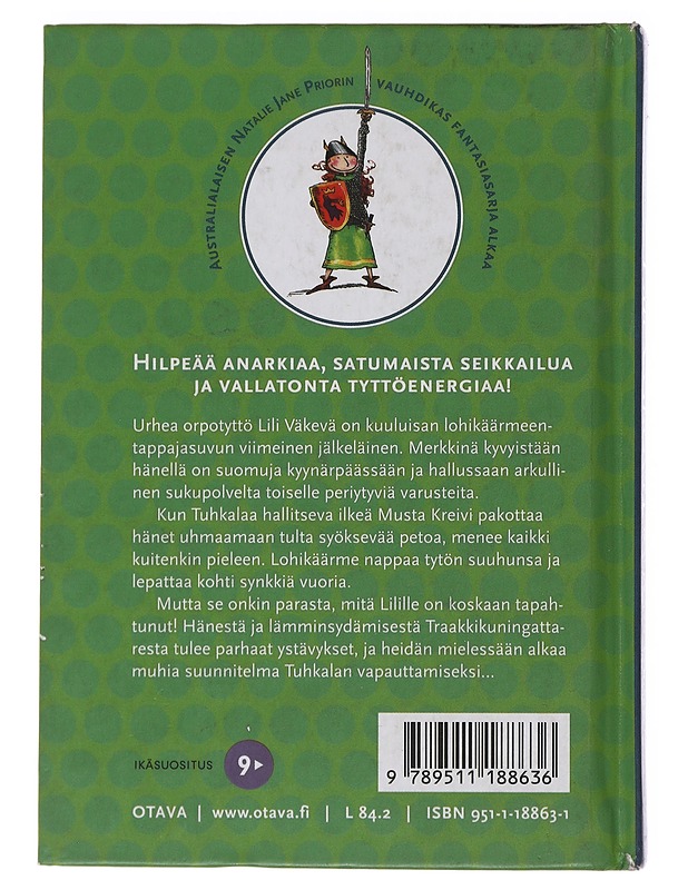 Lili Väkevä ja Tuhkalan Lohikäärme - Prior, Natalie Jane - Lastenkirjat - 10105481777 - 1