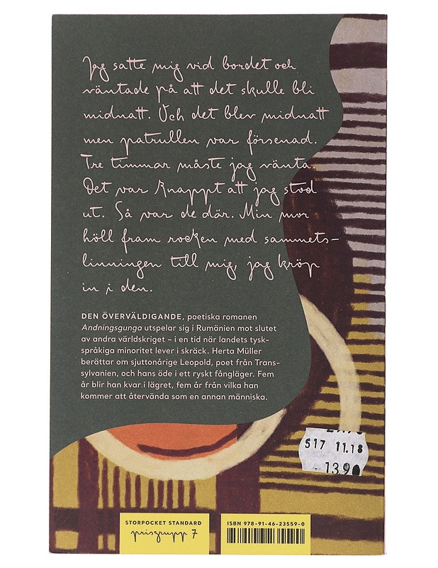 Andningsgunga - Müller, Herta - Romaanit ja novellit - 10105481805 - 1