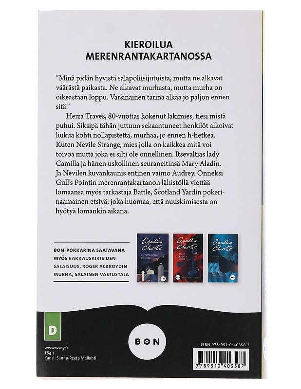 Kohti nollapistettä - Christie, Agatha - Jännitys ja dekkarit - 10105481839 - 1