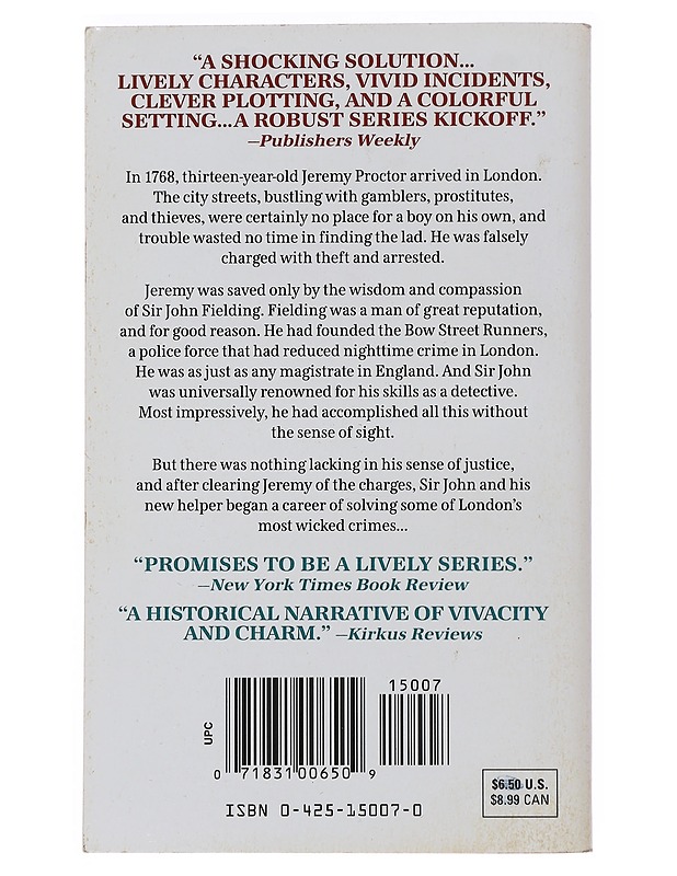 Blind justice - Bruce Alexander - Jännitys ja dekkarit - 10105481866 - 1