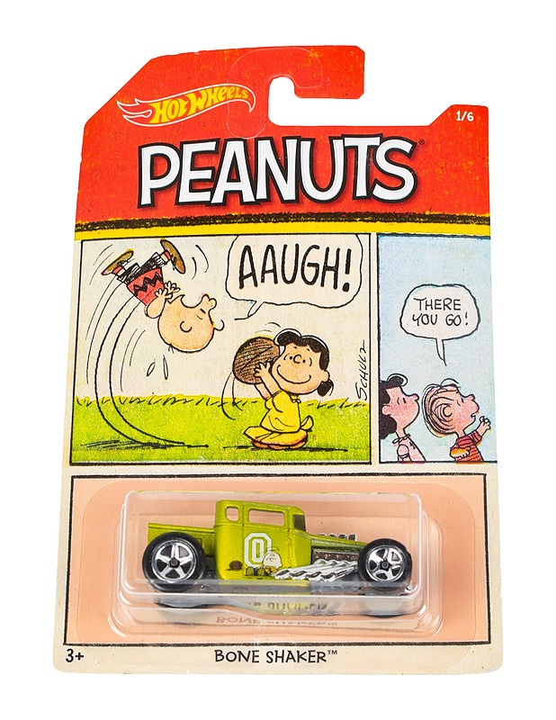 HOT WHEELS Peanuts Bone Shaker pikkuauto - Lasten lelut - 10105481881 - 0