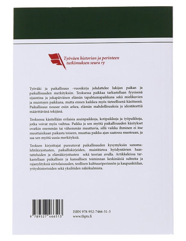Työväki ja paikallisuus - Tanja Juuri  - Tietokirjat ja oppaat - 10105481887 - 1