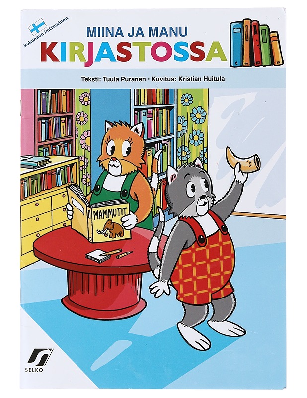Miina ja Manu kirjastossa - Puranen, Tuula - Lastenkirjat - 10105481892 - 0