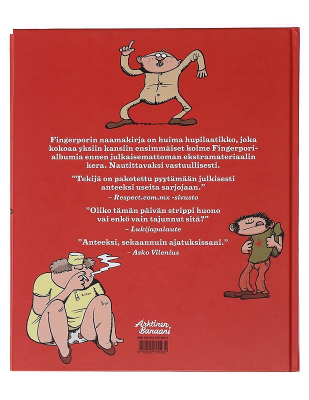 Fingerporin naamakirja - Pertti Jarla - Sarjakuvat - 10105481982 - 1