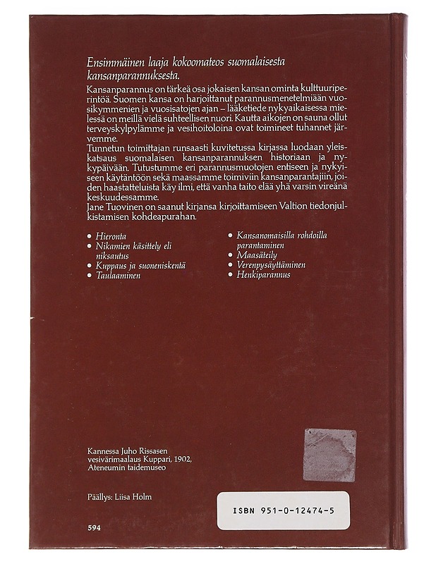 Tietäjistä kuppareihin - Jane Tuovinen - Historiakirjat - 10105481994 - 1