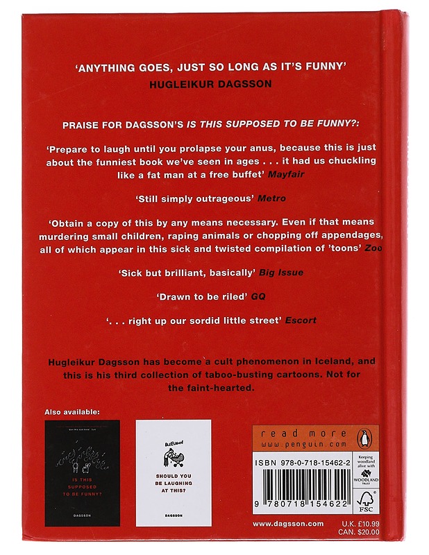 Is this some kind of joke? - Hugleikur Dagsson - Sarjakuvat - 10105482081 - 1