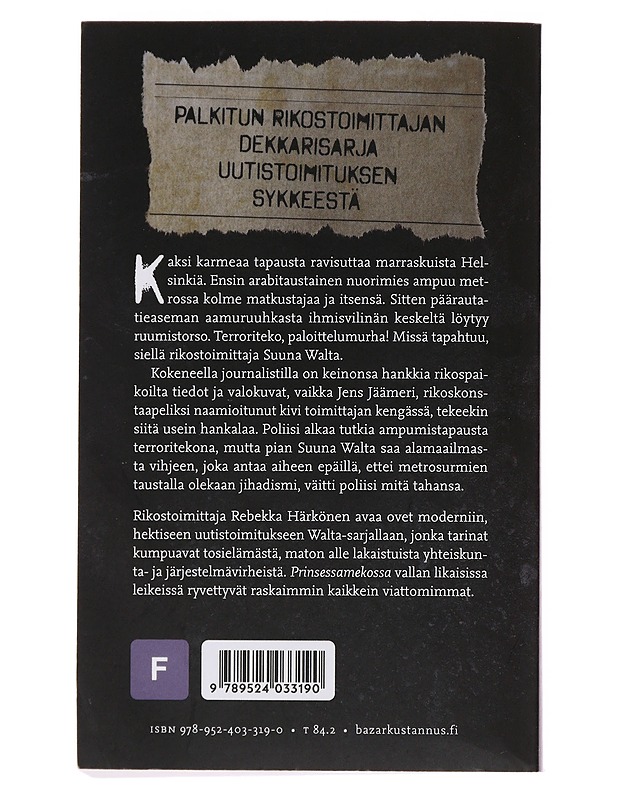 Prinsessamekko - Rebekka Härkönen - Jännitys ja dekkarit - 10105482080 - 1