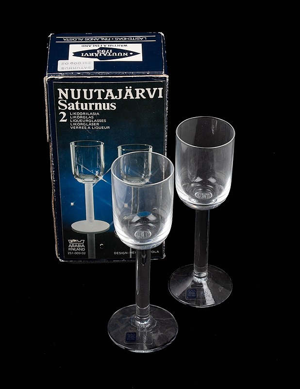 NUUTAJÄRVI Saturnus liköörilasit, 2 kpl - Designsuosikit - 10105482131 - 0