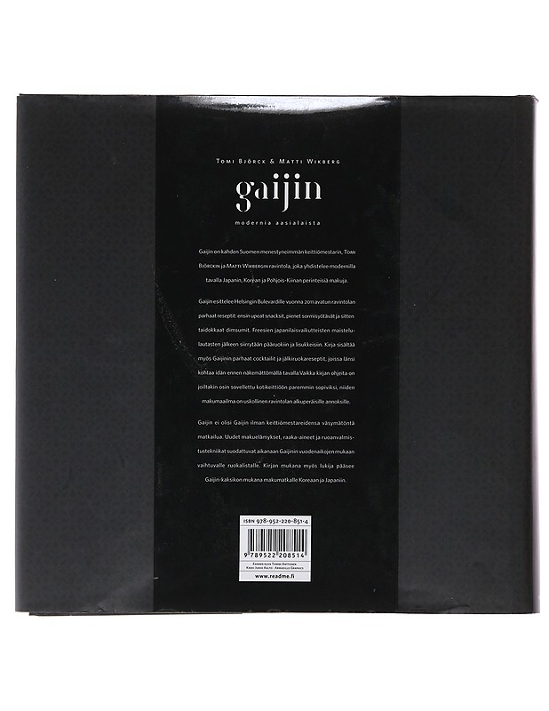 Gaijin : modernia aasialaista - Björck, Tomi - Ruokakirjat - 10105482152 - 1