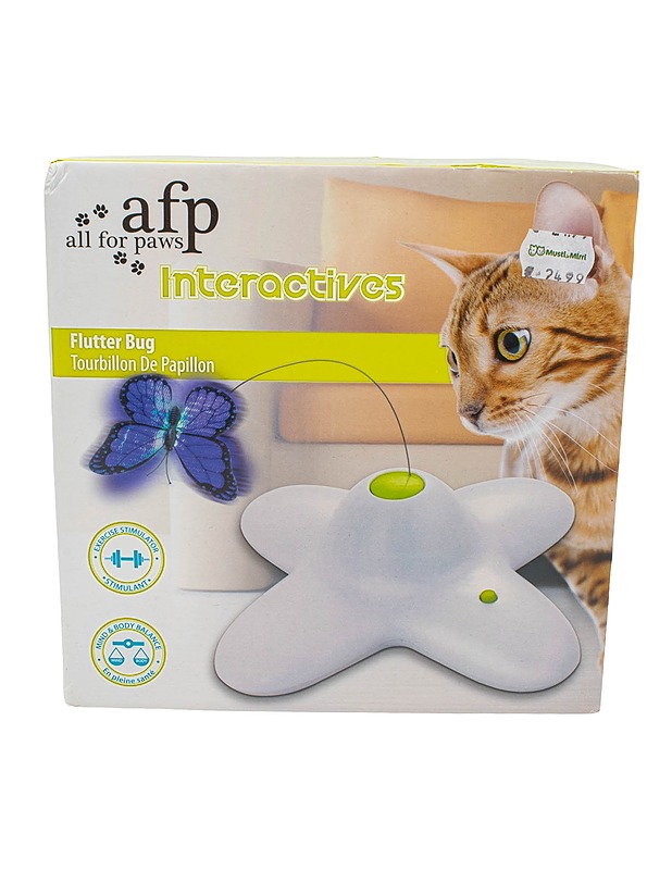 ALL FOR PAWS Flutter Bug kissan lelu - Lemmikkitarvikkeet - 10105482193 - 0