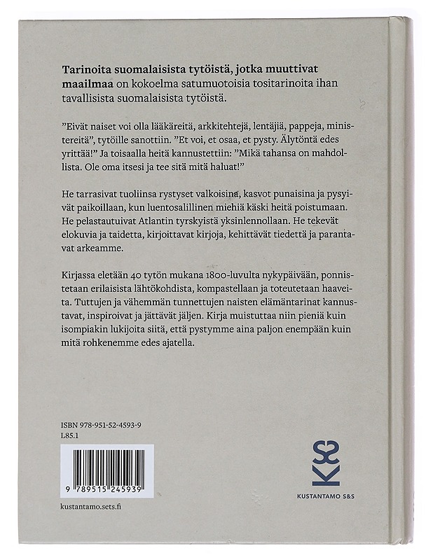 Tarinoita suomalaisista tytöistä, jotka muuttivat maailmaa - Salminen, Ida - Lastenkirjat - 10105482201 - 1