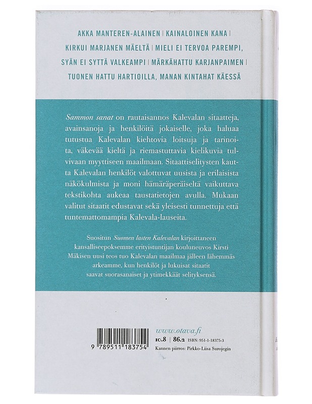 Sammon sanat : Kalevalan sitaatteja - Kirsti Mäkinen, signeerattu - Tietokirjat ja oppaat - 10105482222 - 1