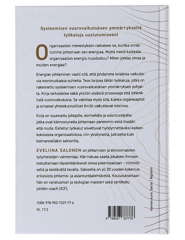 Johda energiaa : kohti uusiutuvaa organisaatiota - Eveliina Salonen - Tietokirjat ja oppaat - 10105482228 - 1