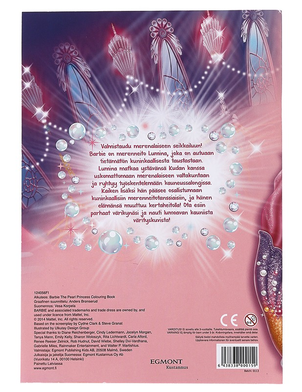 Barbie Helmiprinsessa - Lastenkirjat - 10105482248 - 1