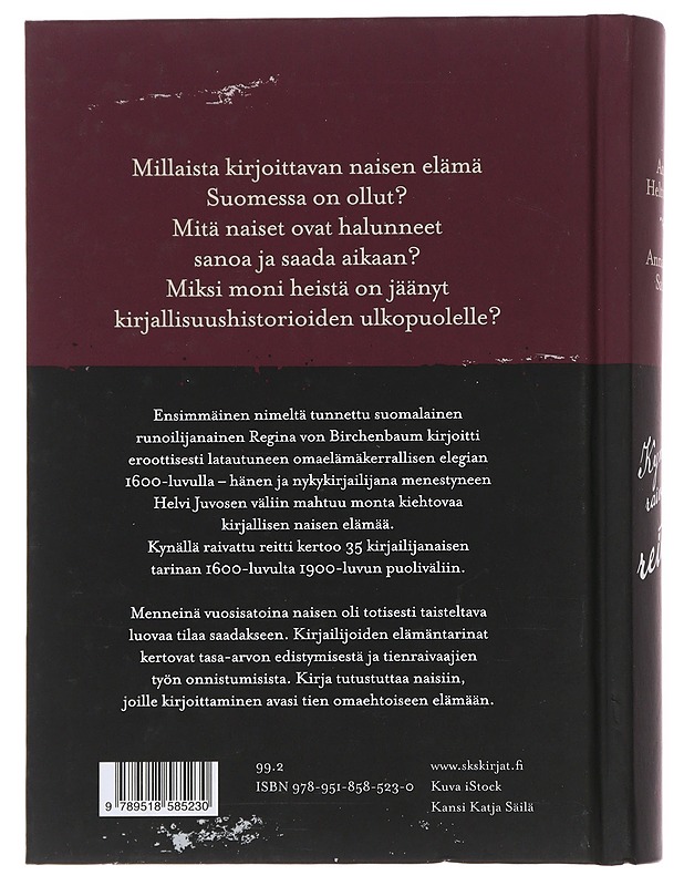 Kynällä raivattu reitti : suomalaisia kirjailijanaisia - Helttunen, Anne - Tietokirjat ja oppaat - 10105482253 - 1
