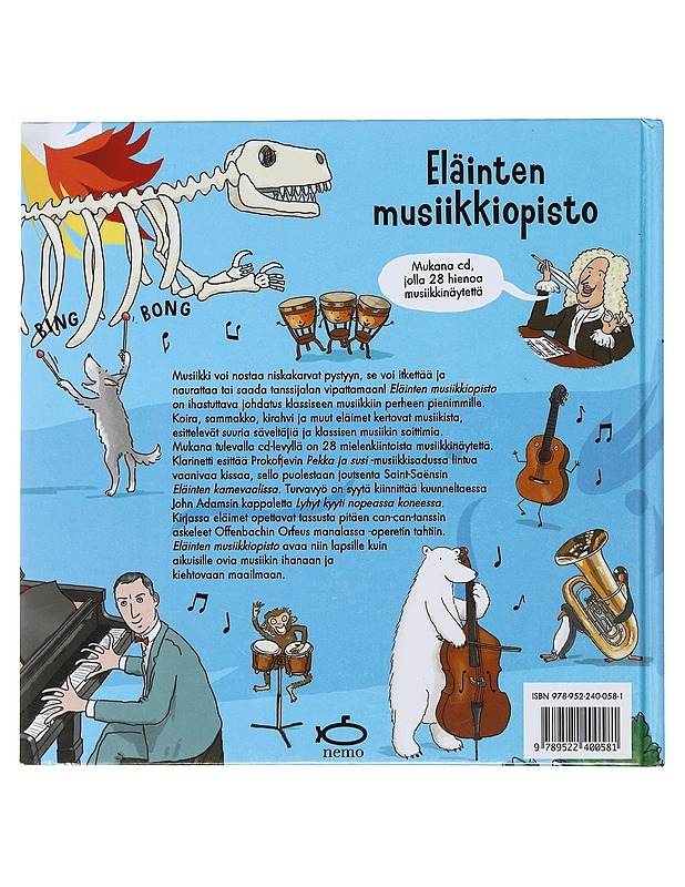Eläinten musiikkiopisto - Helsby, Genevieve - Lastenkirjat - 10105482258 - 1