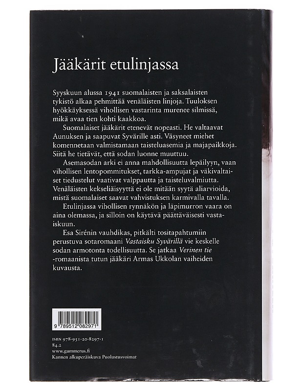 Vastaisku Syvärillä - Esa Sirén - Romaanit ja novellit - 10105482277 - 1