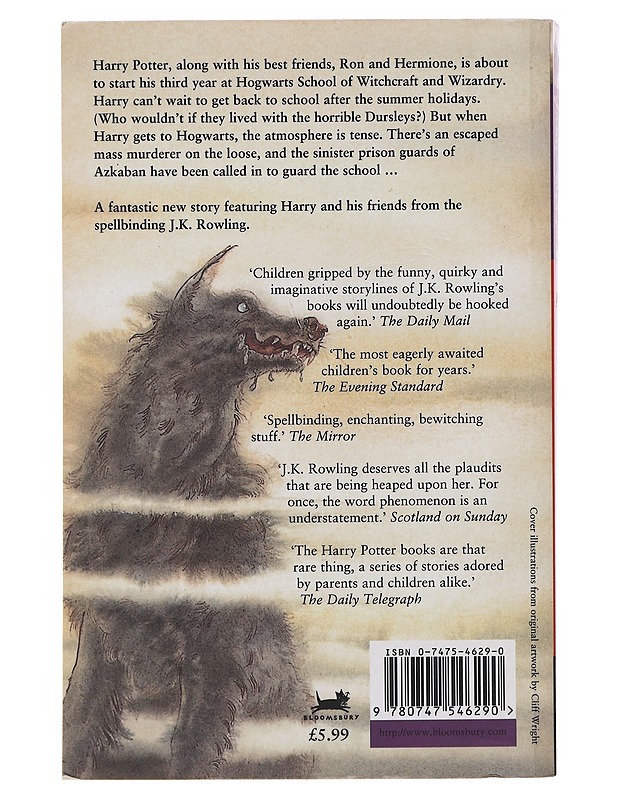 Harry Potter and the prisoner of Azkaban - J. K. Rowling - Fantasia- ja scifi - 10105482292 - 1