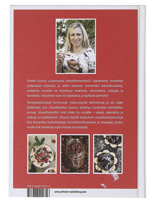 Smoothiekulhot : lusikoitavat vitamiinipommit - Maranik, Eliq - Ruokakirjat - 10105482311 - 1