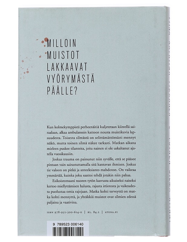 Toinen silmä kiinni : romaani - Tiina Katriina Tikkanen - Romaanit ja novellit - 10105482317 - 1