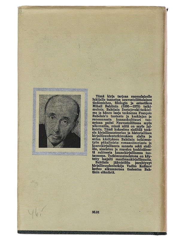 Kirjallisuuden ja estetiikan ongelmia - Mihail Bahtin - Romaanit ja novellit - 10105482349 - 1