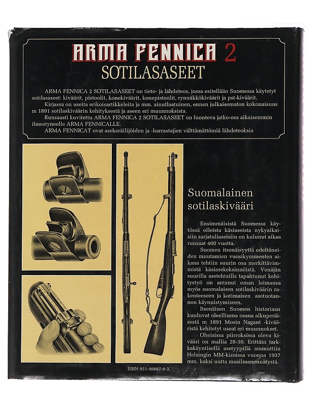 Timo Hyytinen : Arma Fennica 2 : Sotilasaseet - Historiakirjat - 10105482371 - 1