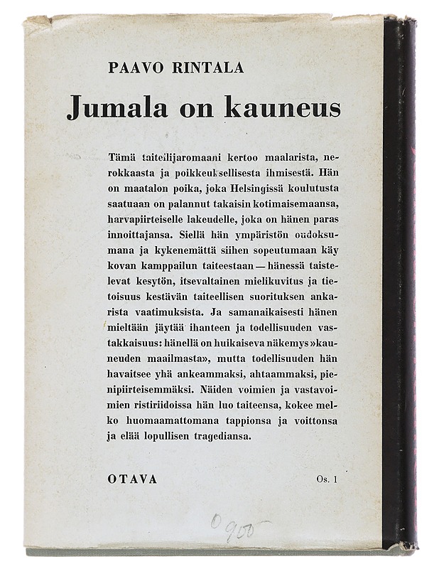 Jumala on kauneus - Paavo Rintala - Romaanit ja novellit - 10105482377 - 1