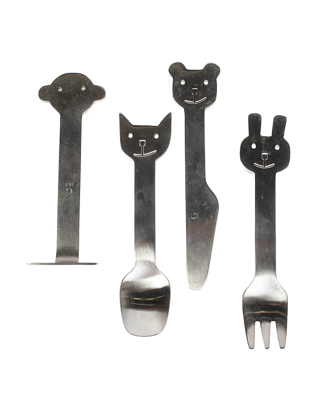 GENSE Animal Friends lastenaterinsetti, 4 osaa - Aterimet - 10105482381 - 0