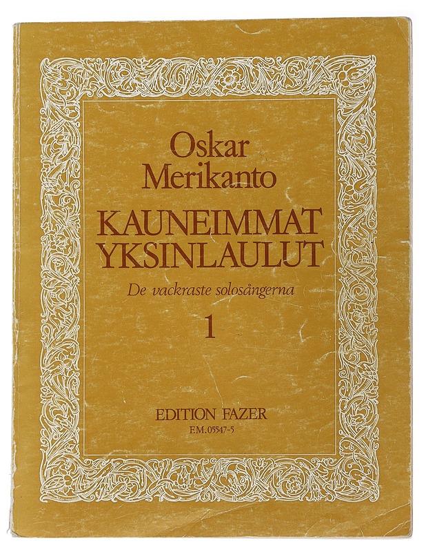 Kauneimmat yksinlaulut - Oskar Merikanto - Musiikki- ja elokuvakirjat - 10105482390 - 0