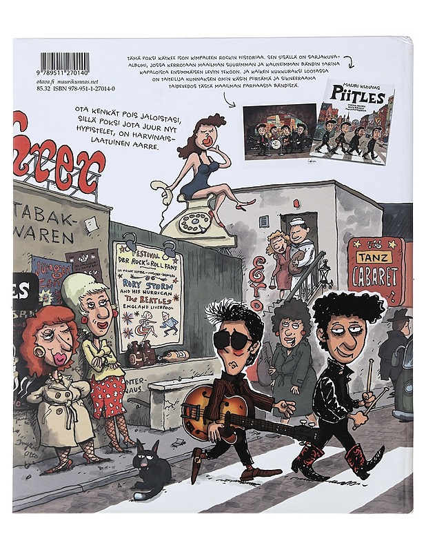 Piitles : tarina erään rockbändin alkutaipaleesta - Mauri Kunnas - Sarjakuvat - 10105482404 - 1