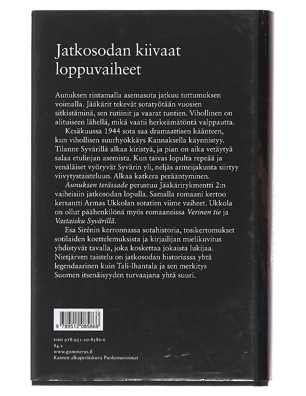 Aunuksen terässade - Esa Sirén - Romaanit ja novellit - 10105482415 - 1