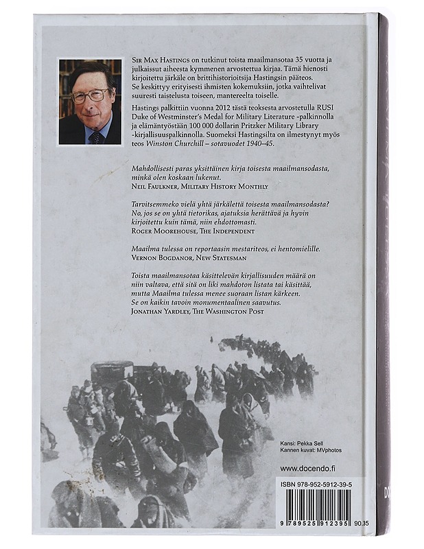 Maailma tulessa - Hastings, Max - Historiakirjat - 10105482425 - 1