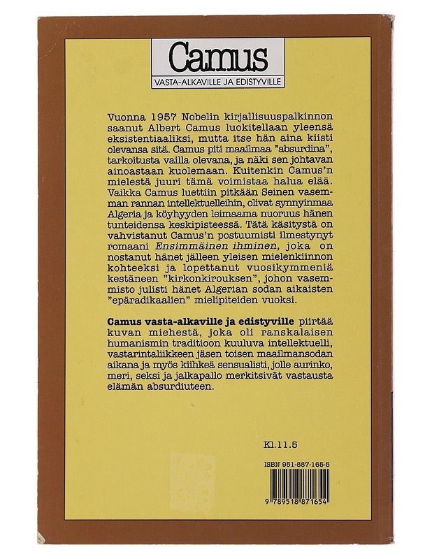 Camus vasta-alkaville ja edistyville - Mairowitz, David Zane - Sarjakuvat - 10105482455 - 1