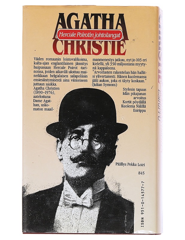 Hercule Poirotin johtolangat : viisi kuulua mysteeriä - Agatha Christie - Romaanit ja novellit - 10105482537 - 1