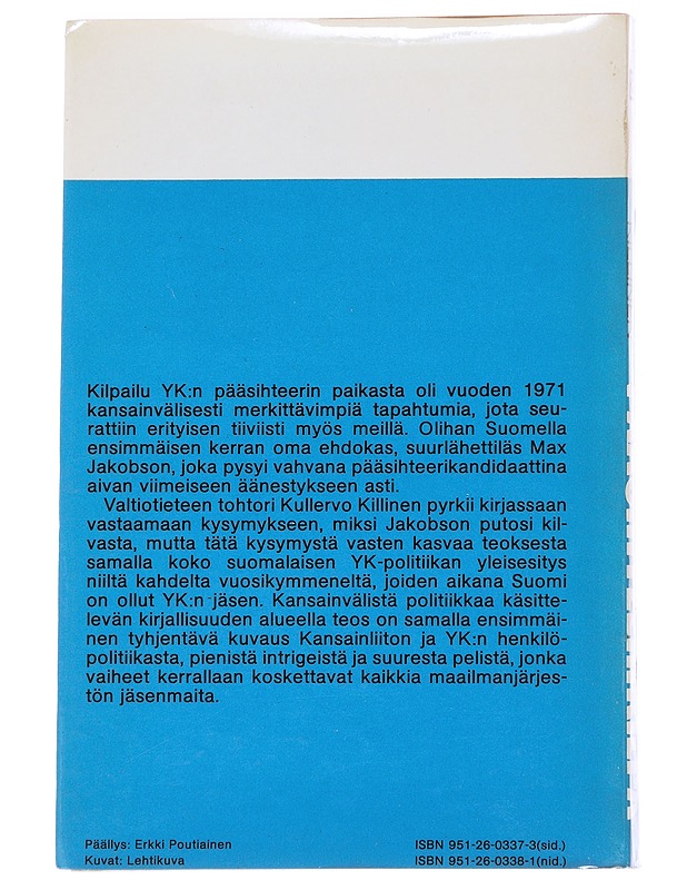 Pääsihteerikilpa - Kullervo Killinen - Historiakirjat - 10105482622 - 1