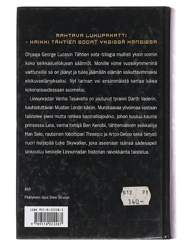 Tähtien sota -trilogia - Glut, Donald F. - Fantasia- ja scifi - 10105482638 - 1