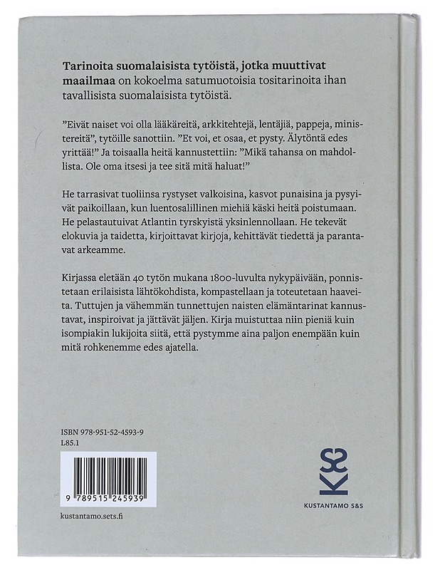 Tarinoita suomalaisista tytöistä, jotka muuttivat maailmaa - Salminen, Ida - Lastenkirjat - 10105482672 - 1