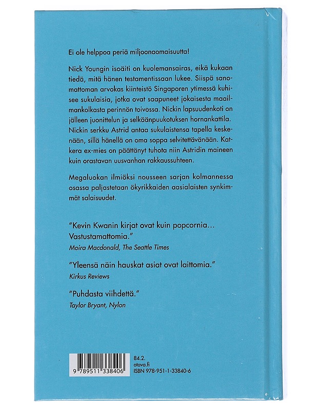 Ökyrikkaiden ongelmia - Kwan, Kevin - Romaanit ja novellit - 10105482742 - 1