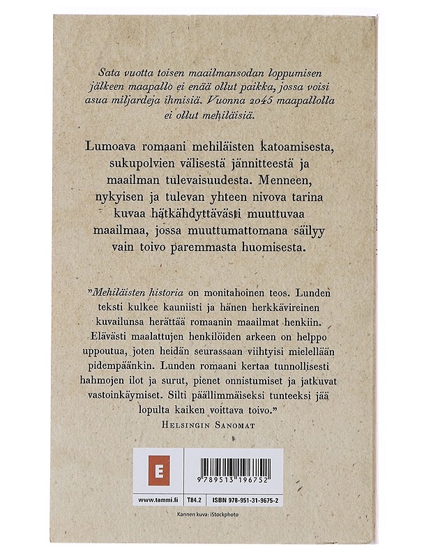 Mehiläisten historia - Lunde, Maja - Romaanit ja novellit - 10105482776 - 1